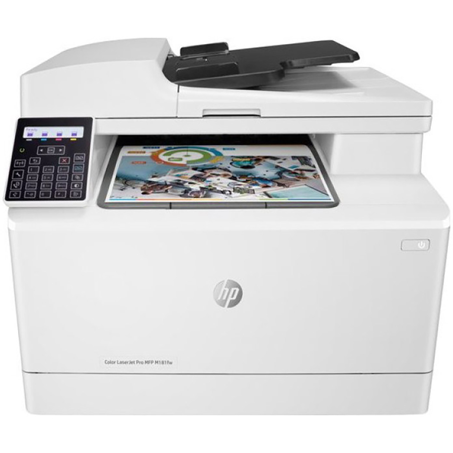 پرینتر چند کاره رنگی لیزری اچ پی مدل LaserJet M181fw