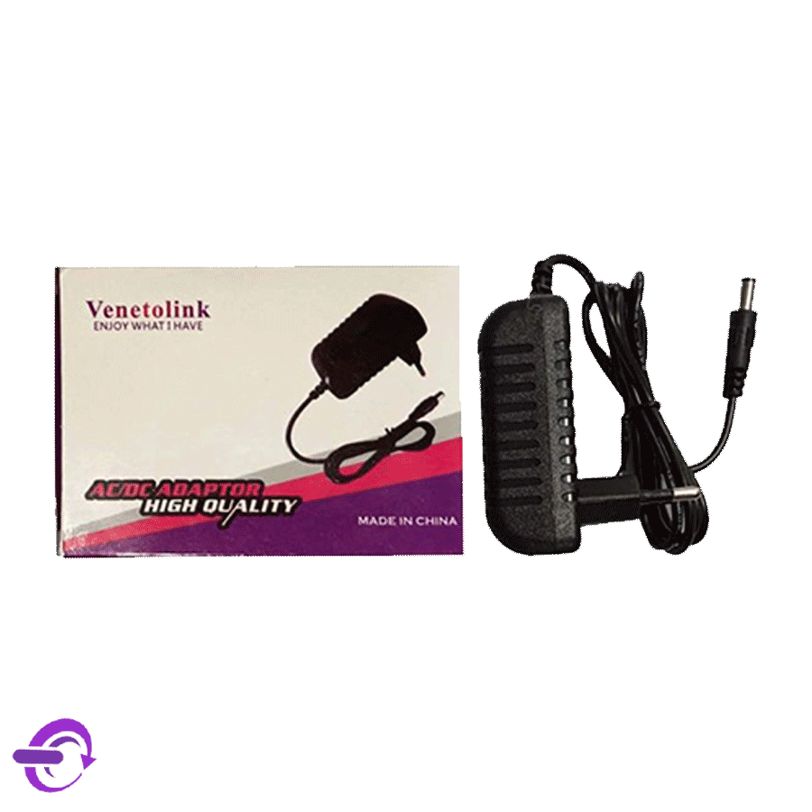 آداپتور فیش درشت Venetolink 12v-2A