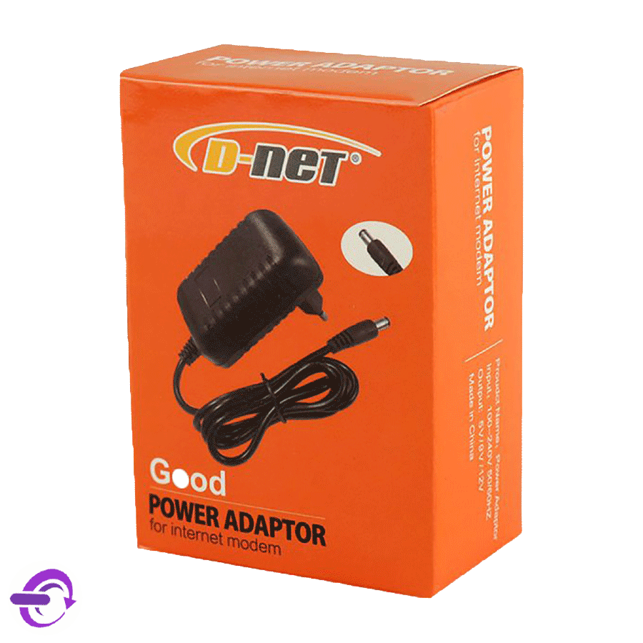 آداپتور فیش ریز D-net 9v-1A
