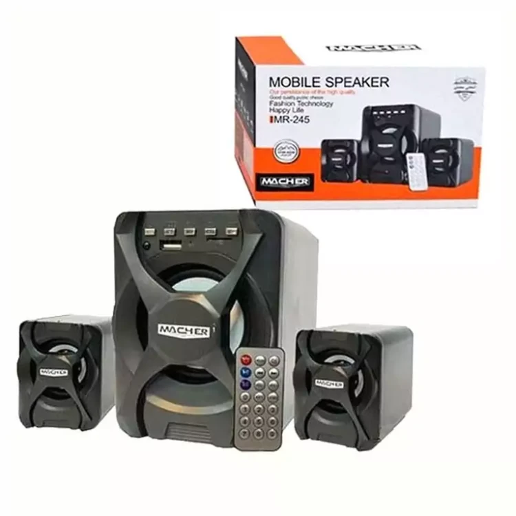 اسپیکر سه تکه کامپیوتر مچر ( MACHER )مدل MR 245
