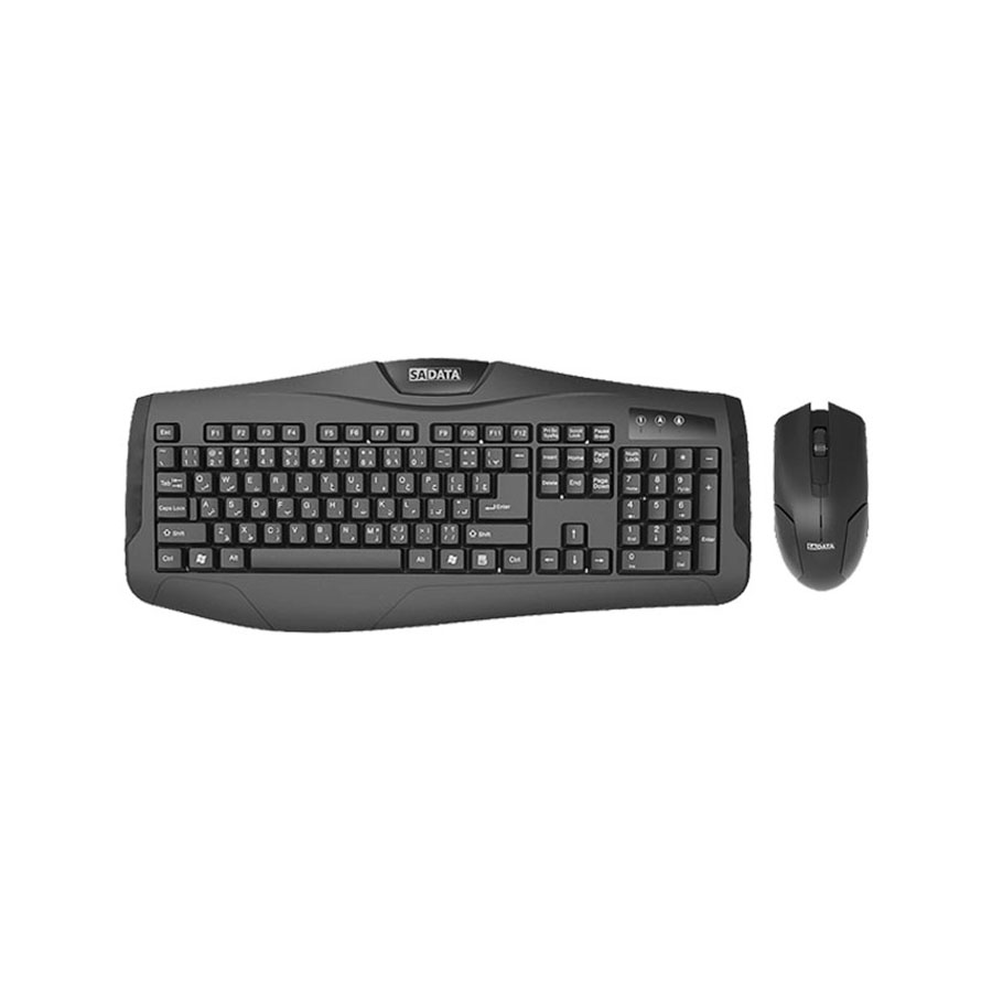 کیبورد و ماوس بی‌سیم SADATA مدل SKM-1655WL