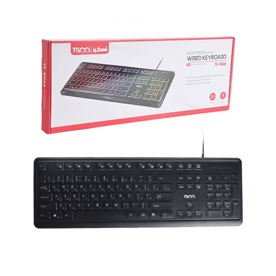 کیبورد باسیم Tsco مدل TK 8046