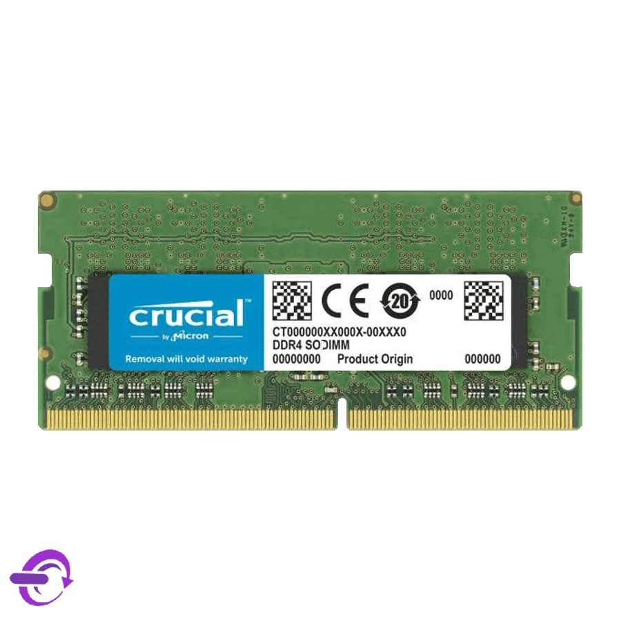 رم لپ تاپ DDR4 کروشیال ظرفیت 16 گیگابایت باس 3200 مگاهرتز مدل CT16