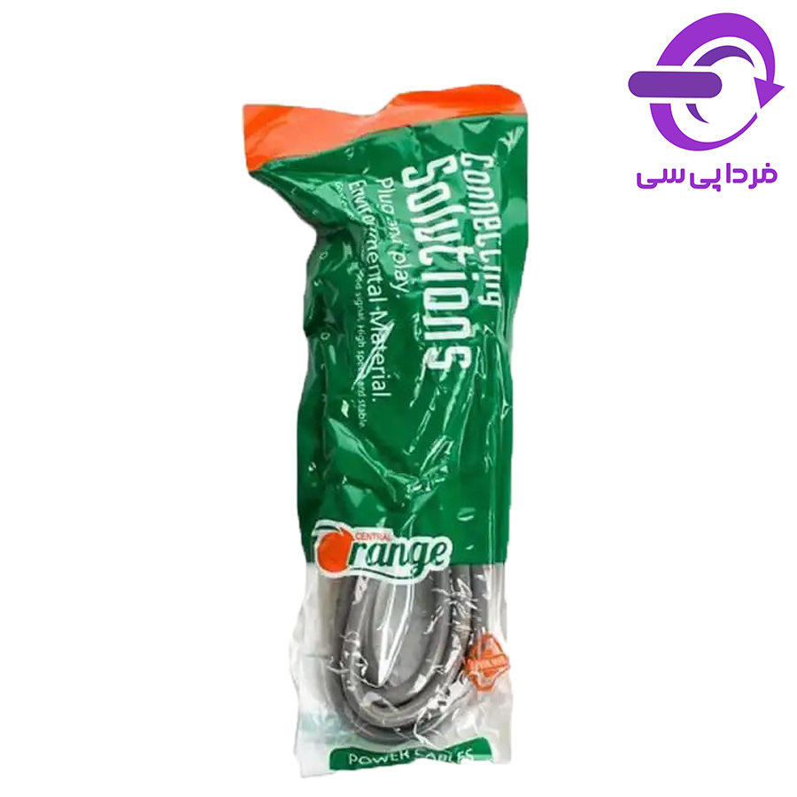 کابل برق پاور سه پین لپ تاپی مدل Orange