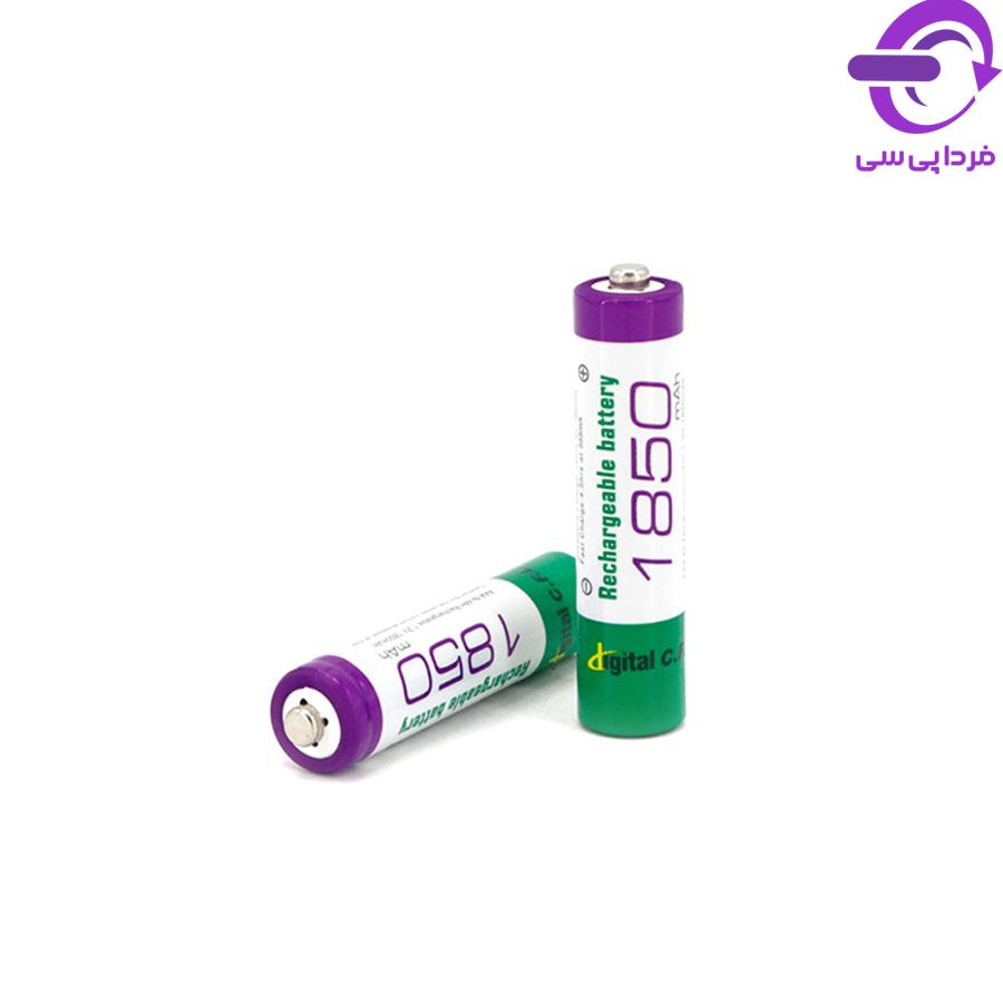 باتری شارژی نیم قلمی Digital مدل Ni-MH 1850