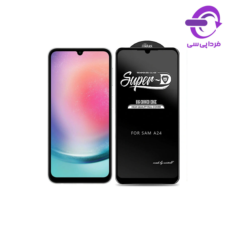 گلس موبایل Samsung Galaxy A24 مدل Super-D