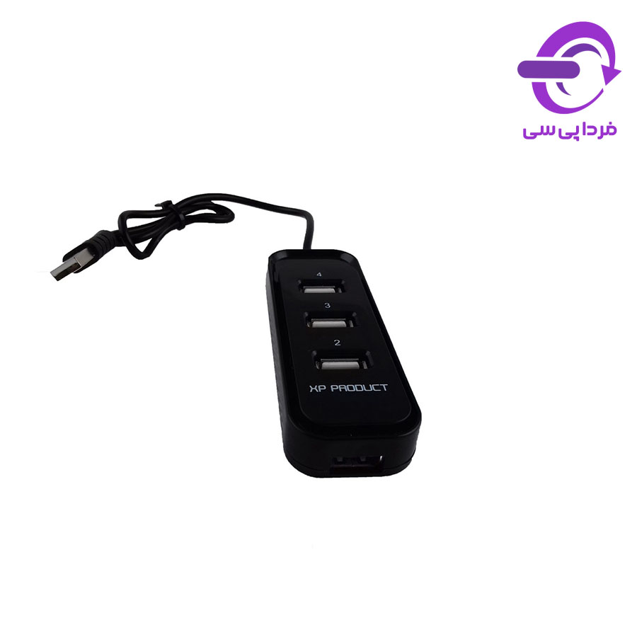 هاب یو اس بی 2.0 4 پورت XPproduct مدل XP-H808D