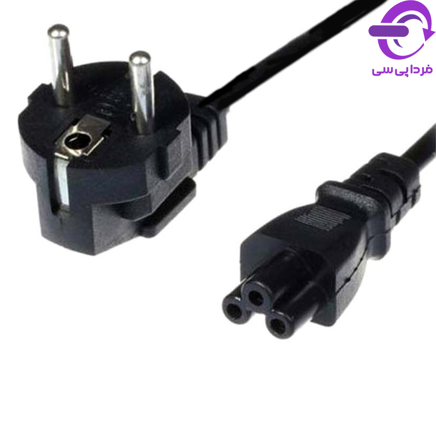 کابل برق پاور سه پین لپ تاپی مدل Connect طول 1.5 متری