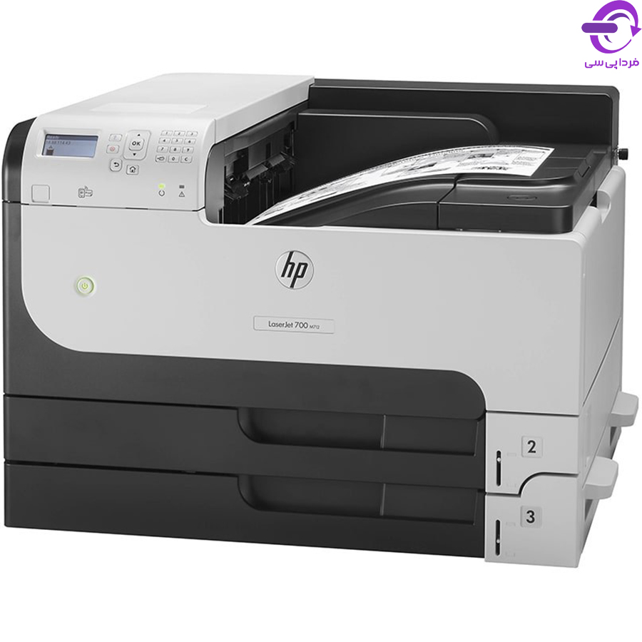 پرینتر تک کاره لیزری سیاه سفید اچ پی مدل LaserJet M712dn