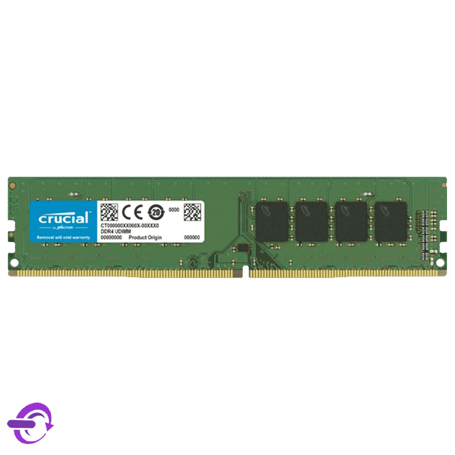 رم دسکتاپ DDR4 کروشیال ظرفیت 8 گیگابایت و باس 3200 مدل PC4-25600
