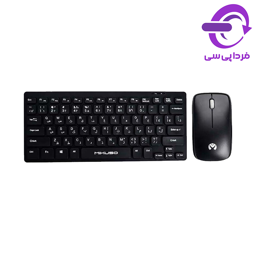کیبورد و ماوس بی سیم MIKUSO C017