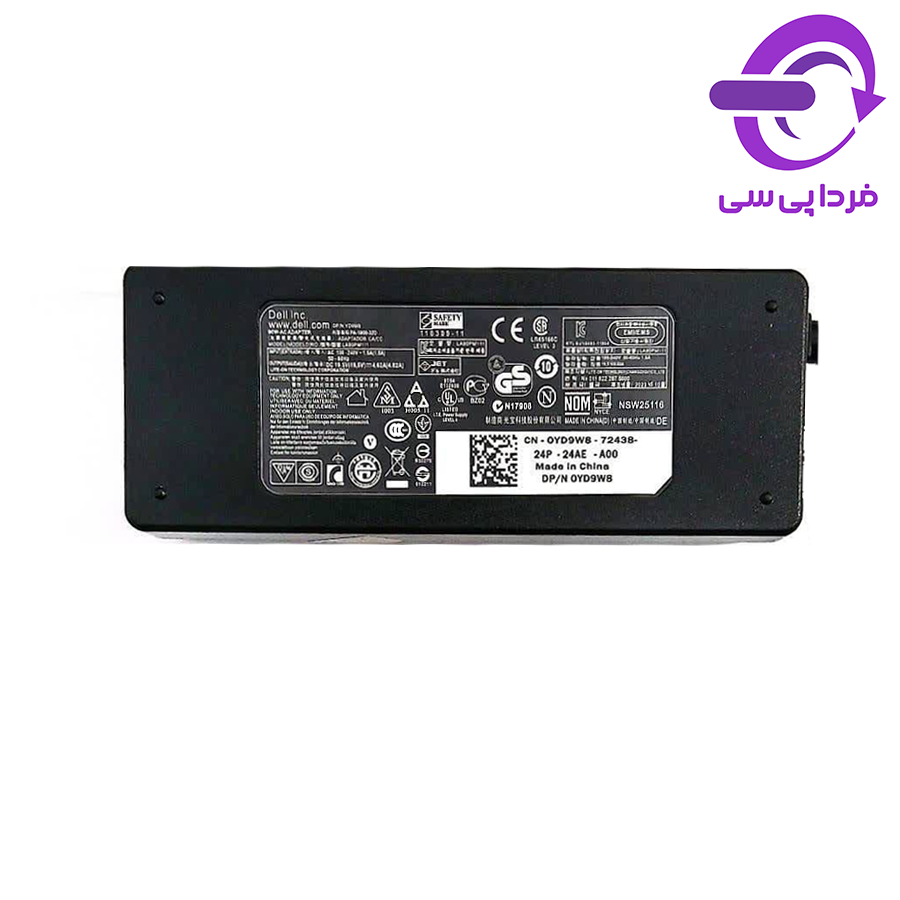 آداپتور DELL 19.5V / 4.62A فیش New
