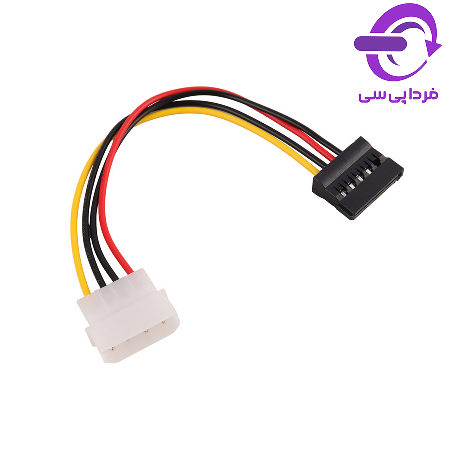 کابل برق SATA به Molex برند ANOSHAN طول ۱۸ سانتی‌متر