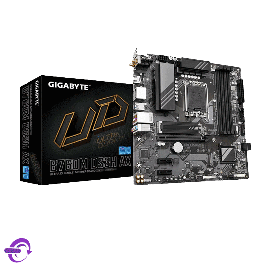 مادربرد Gigabyte B760M DS3H DDR4 AX