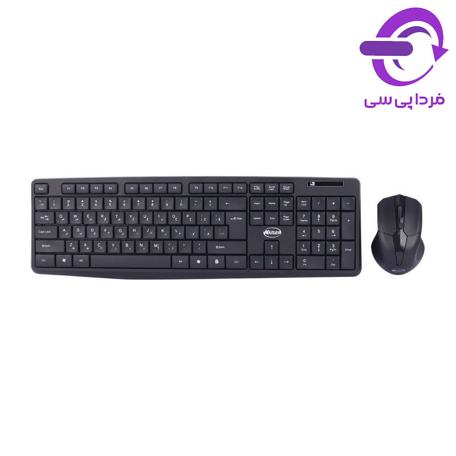 کیبورد و موس بی سیم کایزر مدل KMW824
