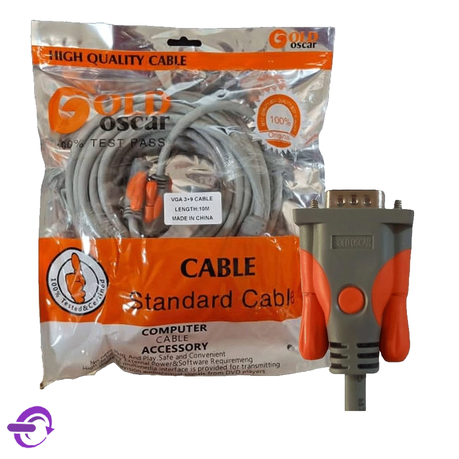 کابل VGA 3+9 گلد اسکار 10 متری