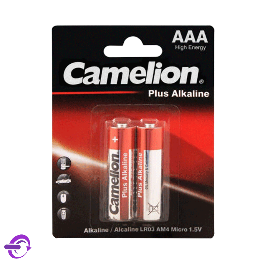باتری نیم قلمی آلکالاین مدل CAMELION PLUS