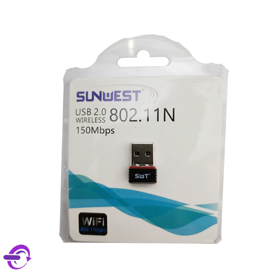 کارت شبکه بی سیم بدون آنتن مدل SUNWEST 150