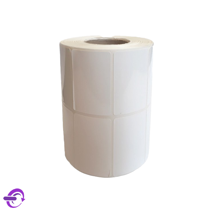 لیبل کاغذی سایز 51*34 میلی متر دو ردیفه 3000 عددی