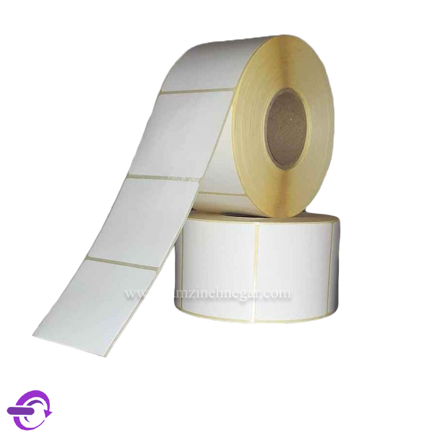 لیبل کاغذی سایز 50*55 میلی متر 1000 عددی